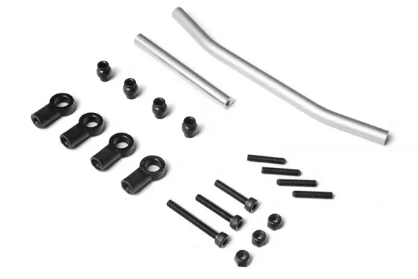 GMade Bent Front Steering Rods For GS01 Zero Ackerman Knuckle — image 4 of 5