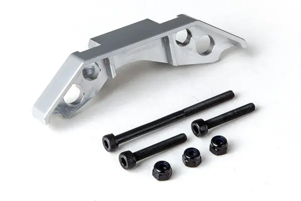 GMade GS01 Rear Axle Truss Upper Link Mount (Silver) — image 2 of 4