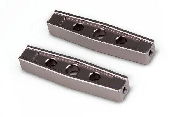 GMade GS01 Machined M3 44mm Upper Link (Titanium Grey) (2) — image 2 of 3