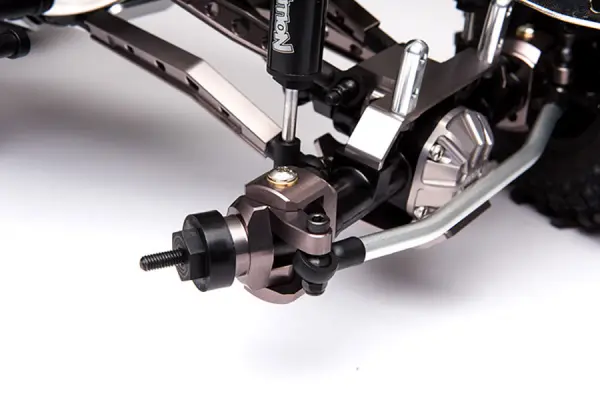 GMade Aluminium C-Hub Carrier (Titanium Grey) GS01 Axle (2) &mdash; image 4 of 4