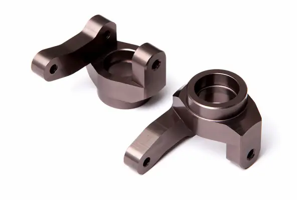 GMade Aluminium Zero Ackerman Knuckle Arm (Titanium Grey) (2) &mdash; image 3 of 3