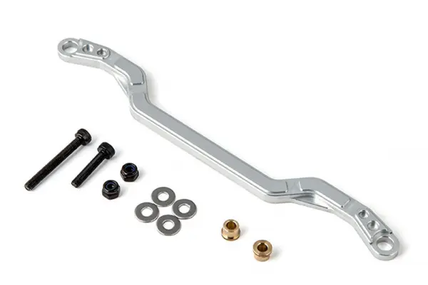 GMade GS01 Machined Steering Link 116mm (Silver) — image 3 of 3