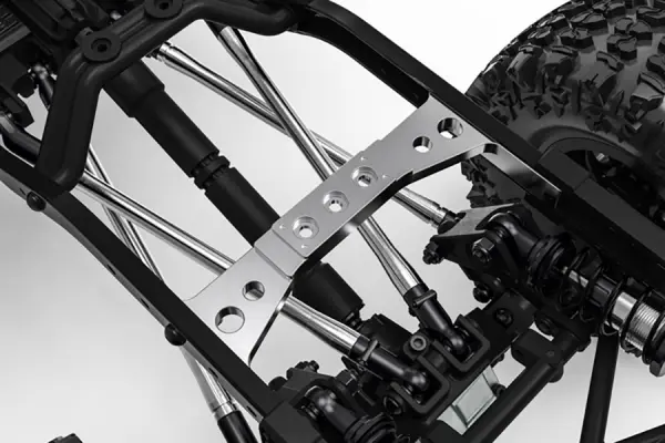 GMade GS02 Aluminium Rear Cross Member (Silver) — image 3 of 3