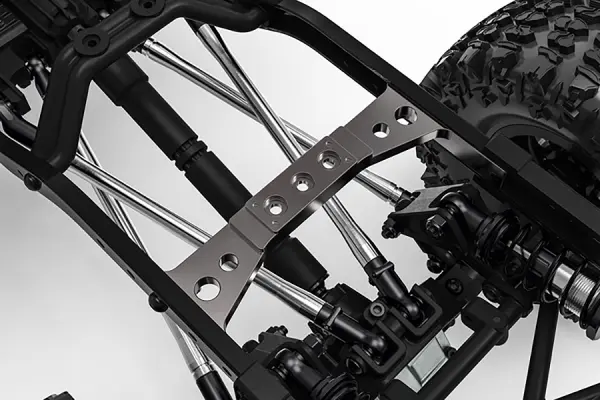 GMade GS02 Aluminium Rear Cross Member (Titanium Grey) — image 3 of 3