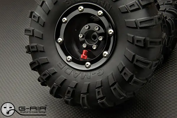 GMade G-Air System Wheel Red Metal Stoppers (2) &mdash; image 2 of 2