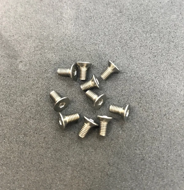 M3 x 6mm Countersunk Head Titanium Screw (10)