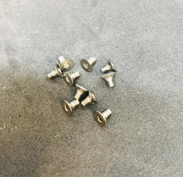 M3 x 5mm Countersunk Head Titanium Screw (10)