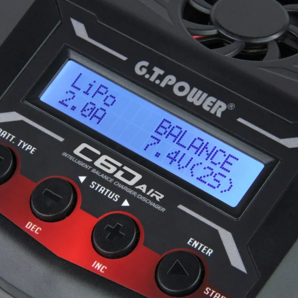GT Power C6D Air 100W AC/DC 12A Intelligent Charger (UK)