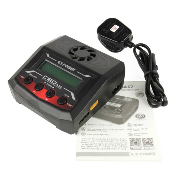 GT Power C6D Air 100W AC/DC 12A Intelligent Charger (UK)