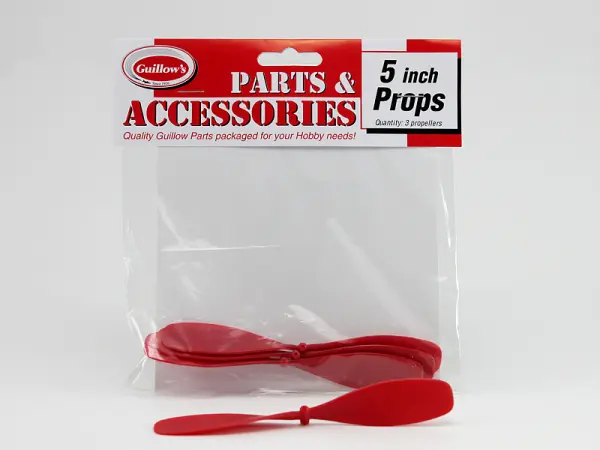 Guillow 5in Plastic Propeller (3 propellers) — image 2 of 2