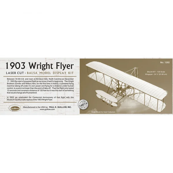 Guillow 1903 Wright Flyer