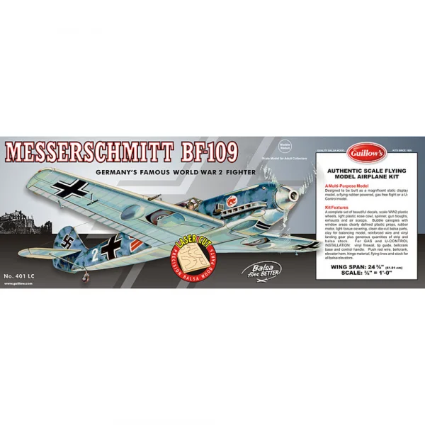Guillow Messerschmitt (Laser Cut) — image 2 of 2