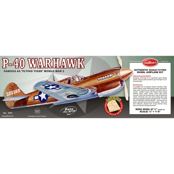 Guillow Warhawk (Laser Cut) — image 2 of 2