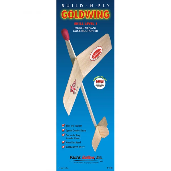 Guillow Goldwing with Glue