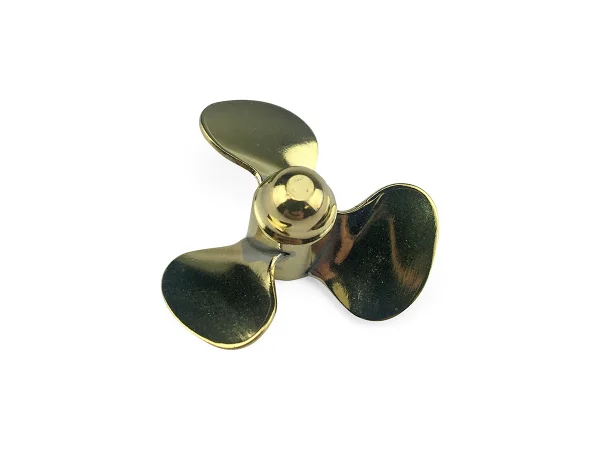Brass Propeller (Classic) - 3 Blade - 20mm - M4 - RH