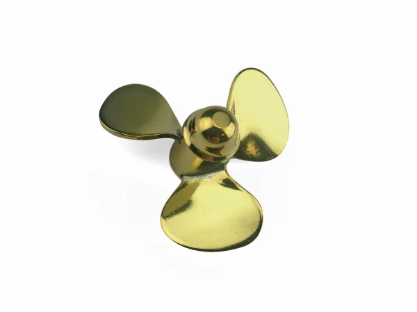 Brass Propeller (Classic) - 3 Blade - 35mm - M4 - RH