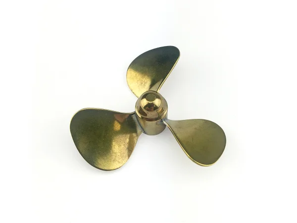 Brass Propeller (Classic) - 3 Blade - 45mm - M4 - LH
