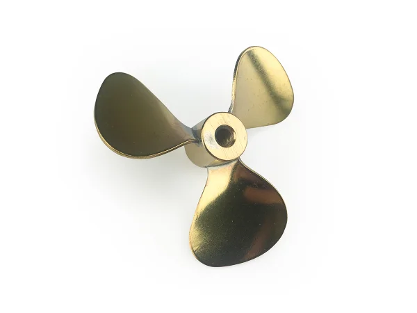 Brass Propeller (Classic) - 3 Blade - 40mm - M4 - RH