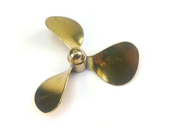 Brass Propeller (Classic) - 3 Blade - 70mm - M4 - RH