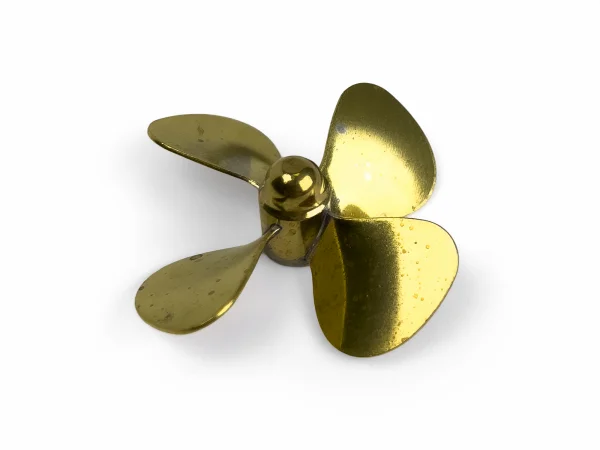 Brass Propeller (Classic) - 4 Blade - 55mm - M4 - RH