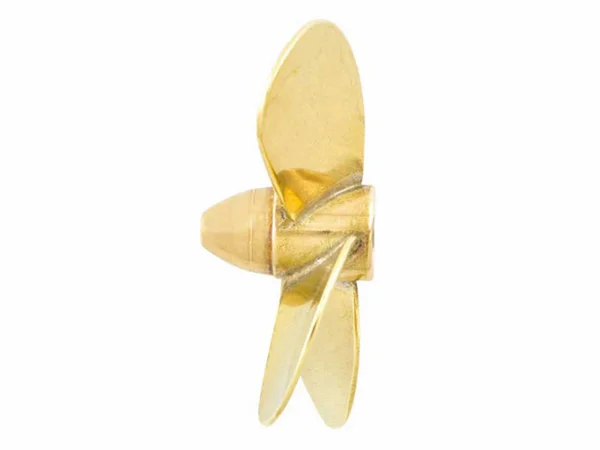Brass Propeller (Classic) - 4 Blade - 45mm - M4 - LH