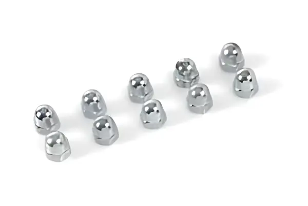 GF-0153-002 - Closed round head nut - M4 - Galvanized Steel (10)