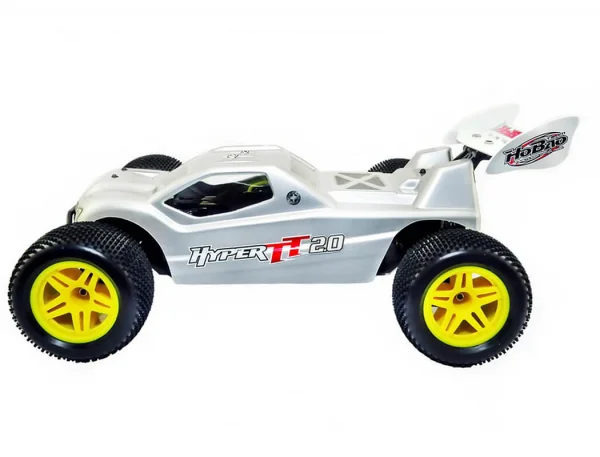 Hobao Hyper TT Truck Tyres Mounted Yellow Wheel (4Pcs)