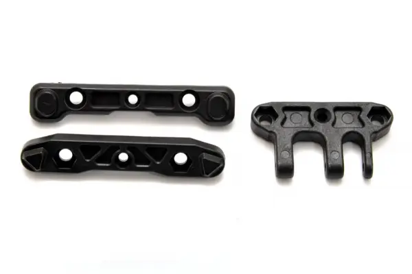 Hobao Hyper SS/Cage Front/Rear Lower Plastic Arm Holder Set - C Pl — image 4 of 4