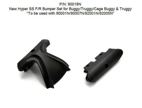 Hobao Hyper SS/Cage Front/Rear Bumper Set (New) — image 2 of 5