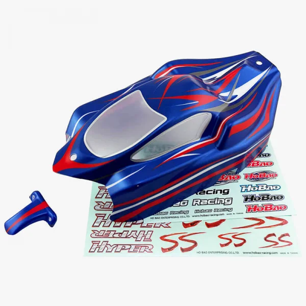 Hobao Hyper SS Electric Printed Body (Blue/White)