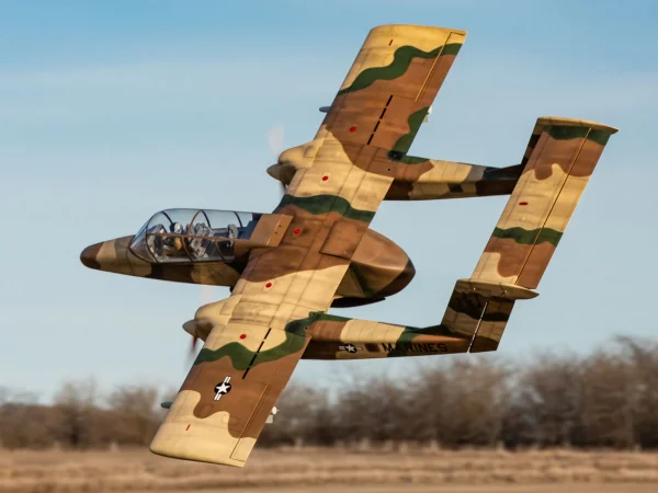Hangar 9 OV-10 Bronco 30cc ARF With Landing Gear Set [COLLECTION SG14 1QN ONLY]