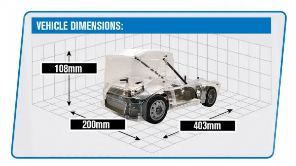 Hobao Hyper EPX 1:10 Cab Truck - Clear &mdash; image 5 of 5