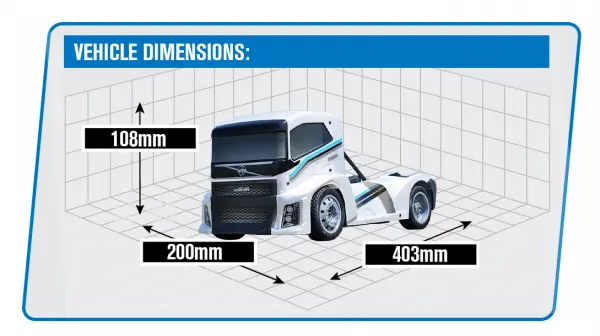 Hobao Hyper EPX 1:10 Cab Truck - Pearl White &mdash; image 7 of 7