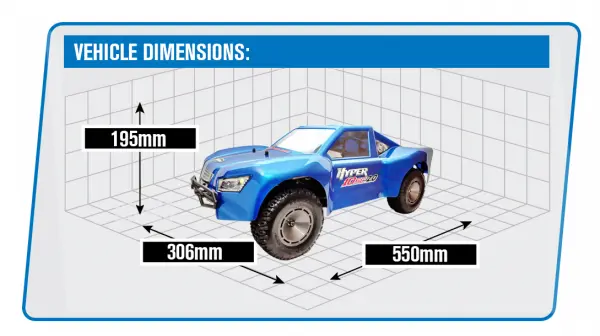 Hobao Hyper 10SC 2.0 RTR - Blue — image 15 of 15