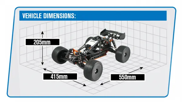 Hobao Hyper Cage Truggy - Electric Rolling Chassis — image 14 of 14