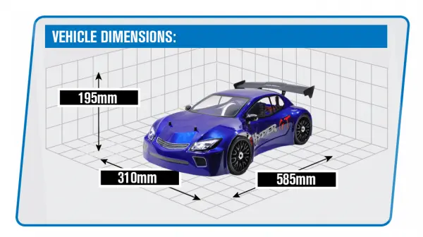 Hobao Hyper GTS 28 - Blue — image 2 of 15