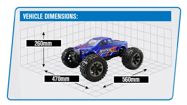 Hobao Hyper MT Sport Plus Nitro RTR - Blue — image 12 of 12