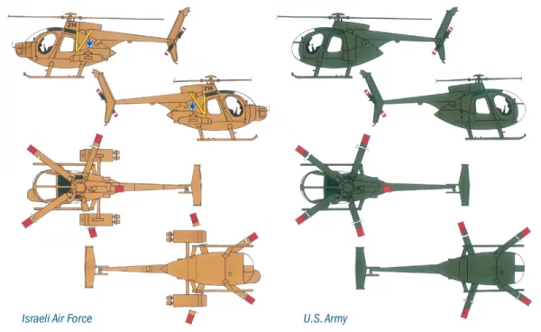 Italeri Ah-6 Night Fox &mdash; image 3 of 13