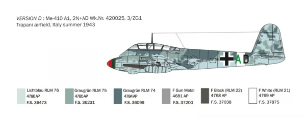 Italeri Me-410 Hornisse — image 6 of 9