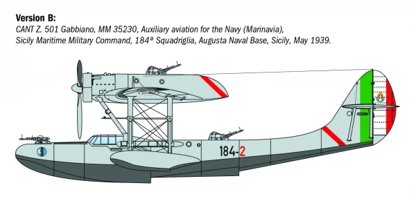 Italeri Cant-Z.501 — image 5 of 13