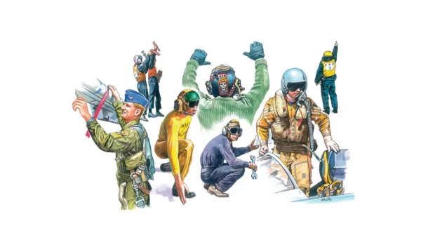 Italeri Nato Pilots And Ground Crew — image 2 of 5