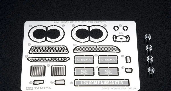 Tamiya Nissan GT-R Photo Etched Parts — image 2 of 2