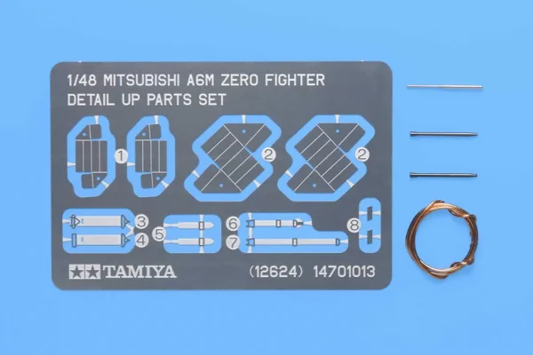 Tamiya A6M Zero Detail Up Parts Set — image 2 of 2