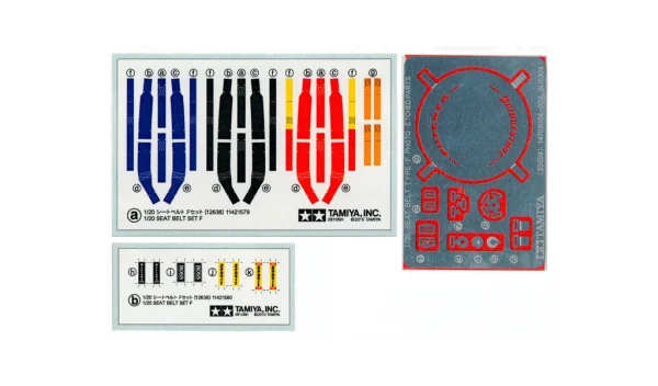 Tamiya 1/20 Seat Belt Set F