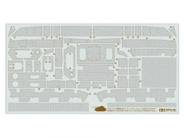 Tamiya 1/35 Panzer IV J Zim Sheet — image 2 of 2