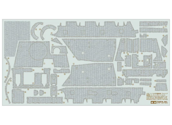 Tamiya 1/35 Brummbaer LP Zim Sheet