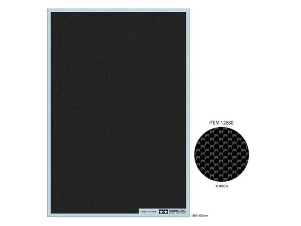 Tamiya 1/24 Carbon Decal Plain Ex Fine