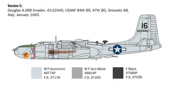 Italeri 1/72 A-26 A/B Invader — image 15 of 15