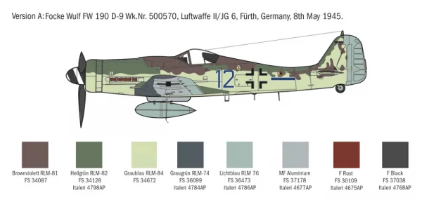 Italeri Fw 190 D-9 — image 7 of 16