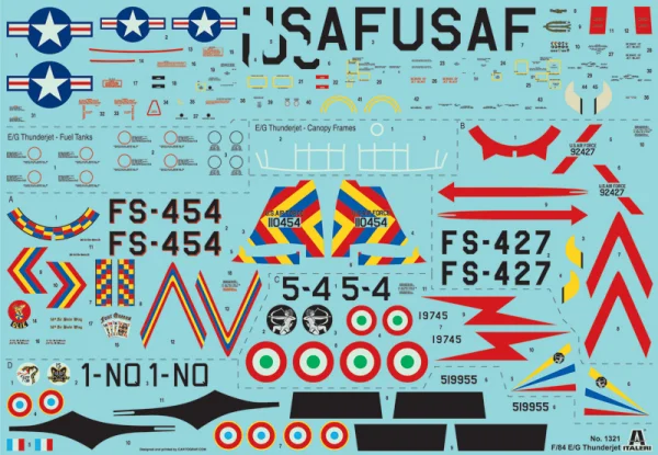 Italeri F-84 G Thunderjet — image 7 of 19